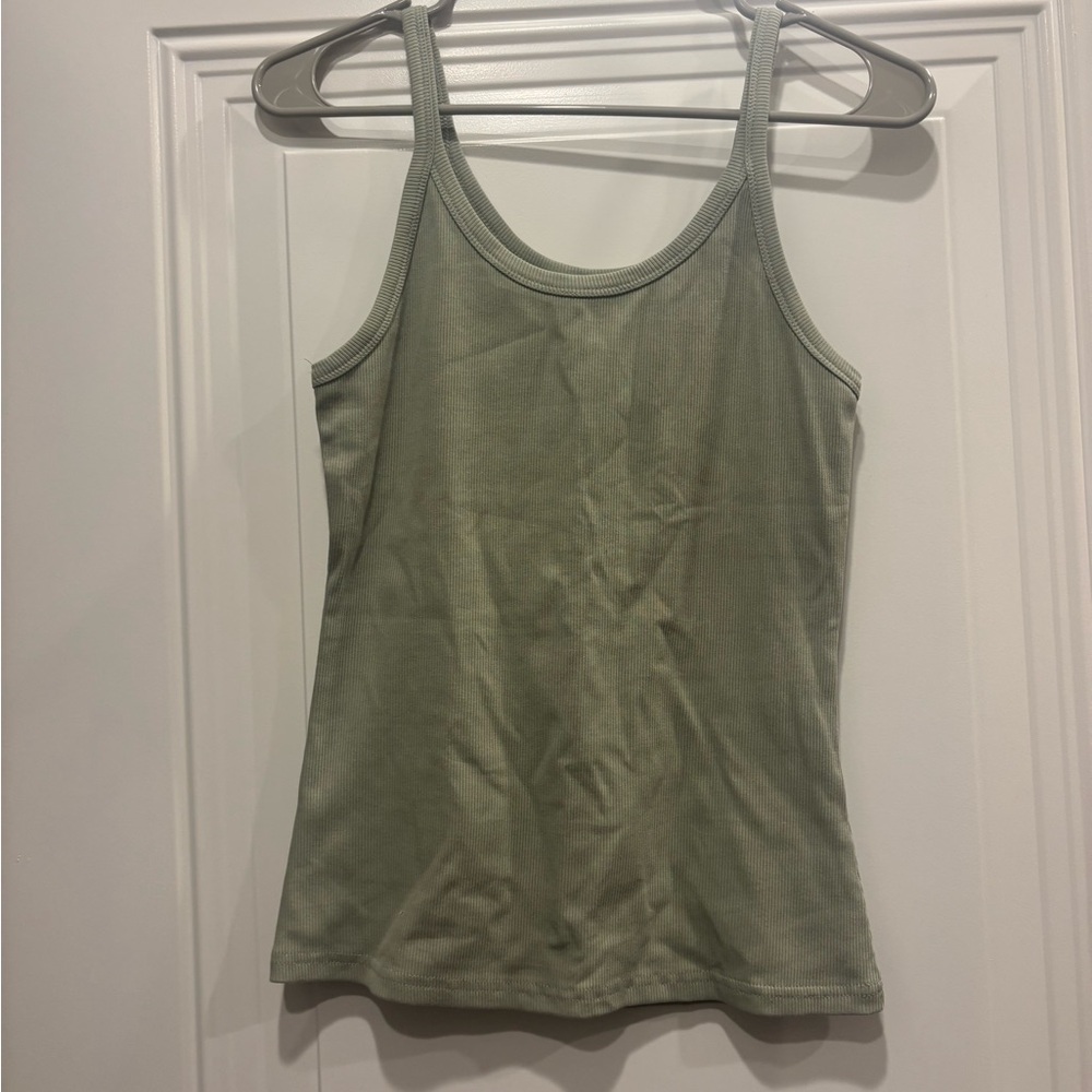 Source Unknown Sage Green Tank Top